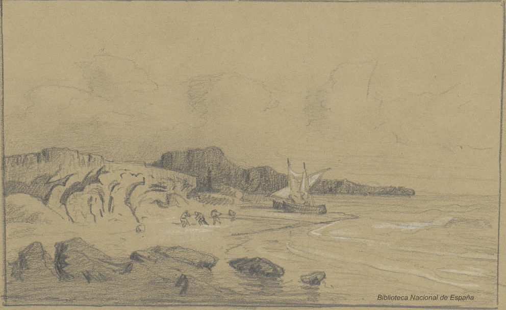 LA DÉNIA DE AYER VISTA POR UN PINTOR CASI OLVIDADO. UN PASEO MARINERO CON LOS BOCETOS DE RAFAEL MONLEÓN TORRES
